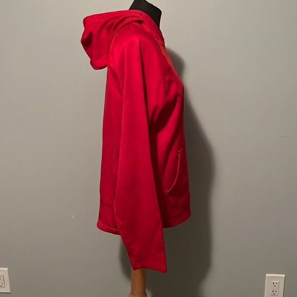 New Balance Men's Red Long Sleeve Pocket Pullover Hoodie - Picture 7 of 7